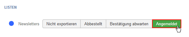 Joomla Newsletter EmpfÃ¤nger Ã¼bertragen
