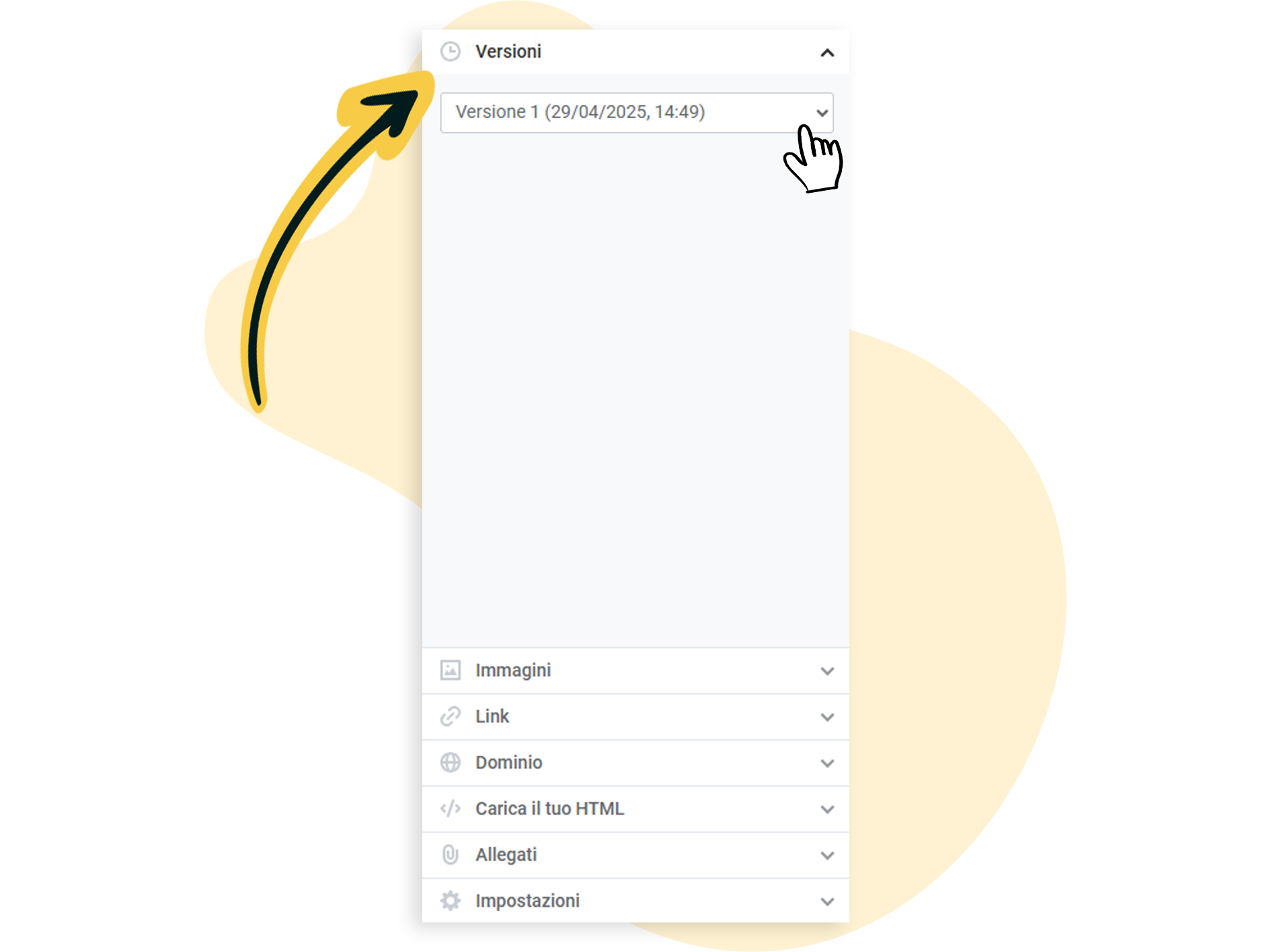 Visualizzazione versione newsletter