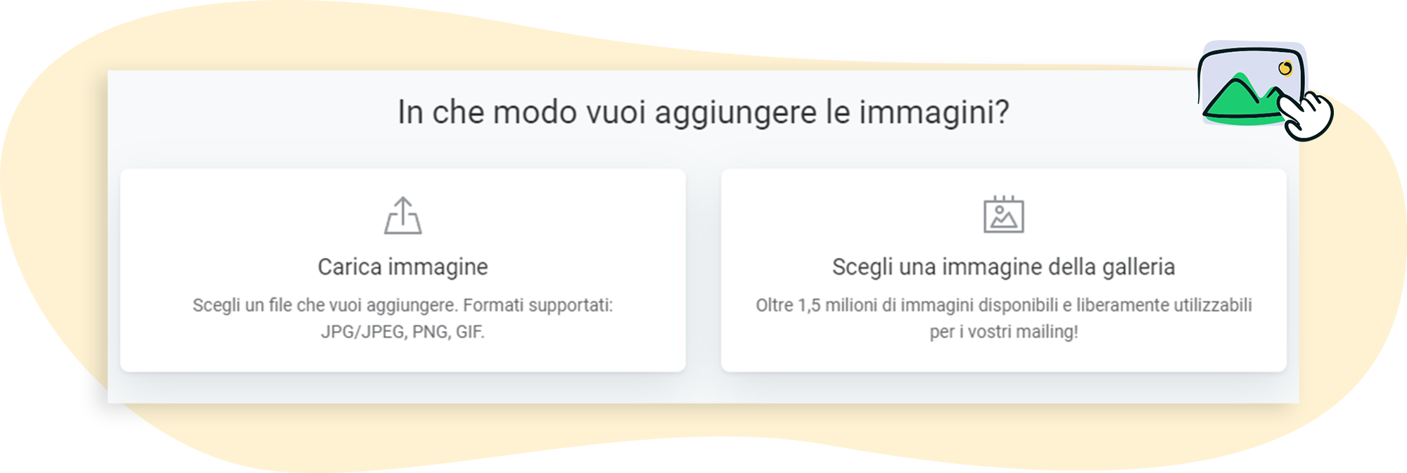 Aggiungere un'immagine