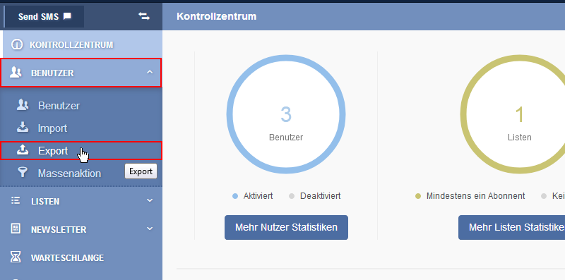 Joomla Newsletter EmpfÃ¤nger Ã¼bertragen