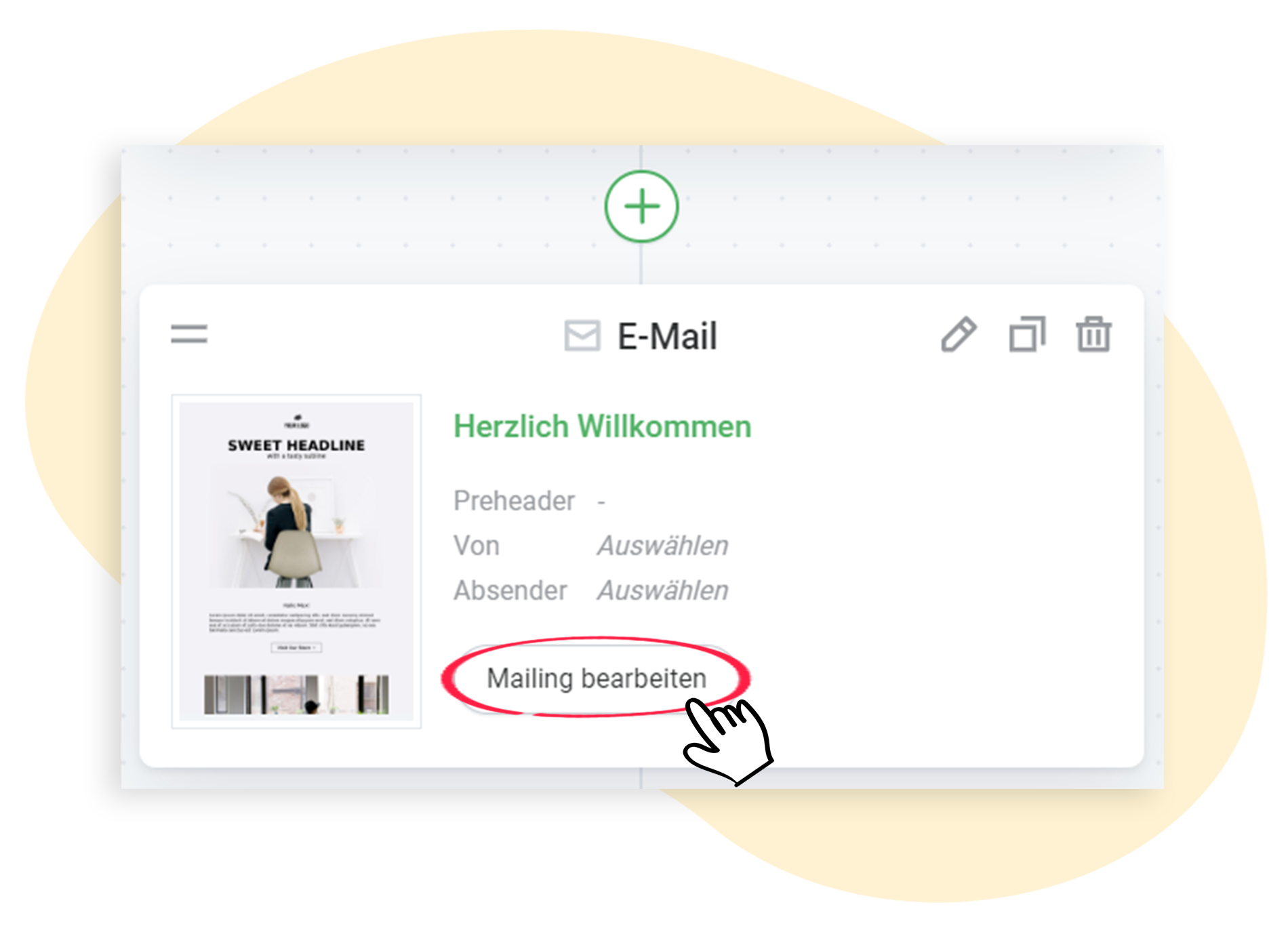 Mailing bearbeiten