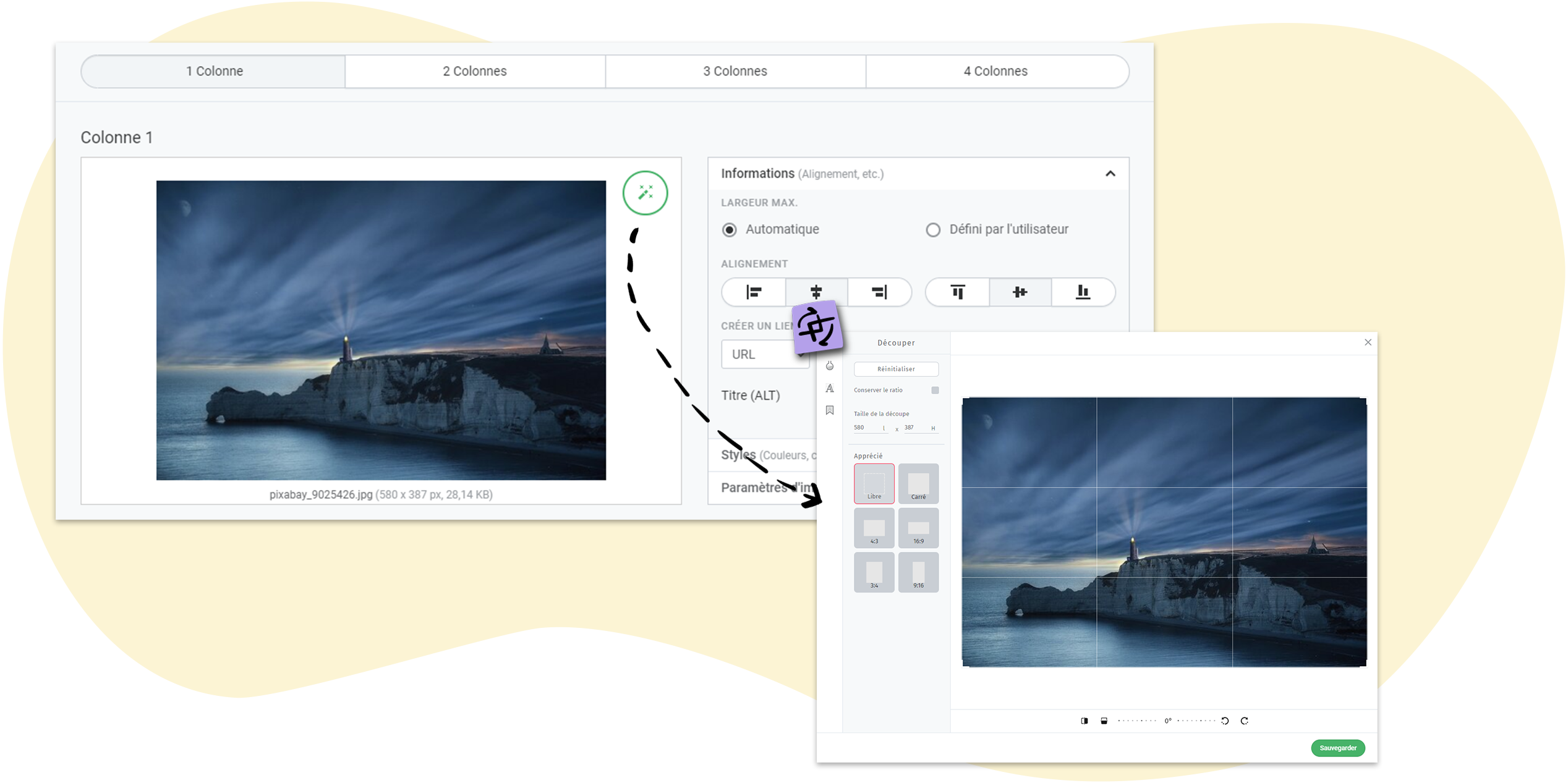 Editeur d'images rapidmail
