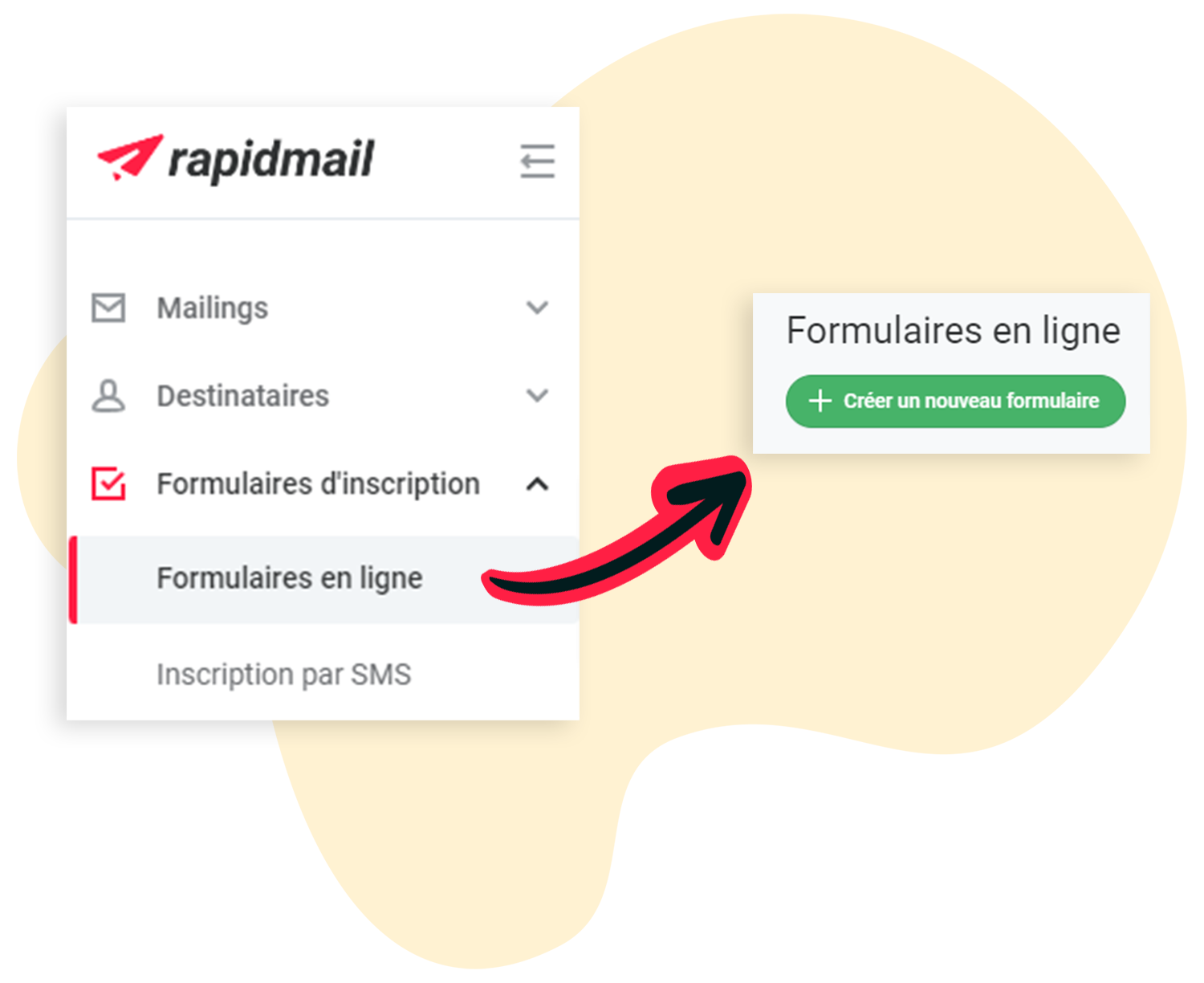 Créer un nouveau formulaire en ligne